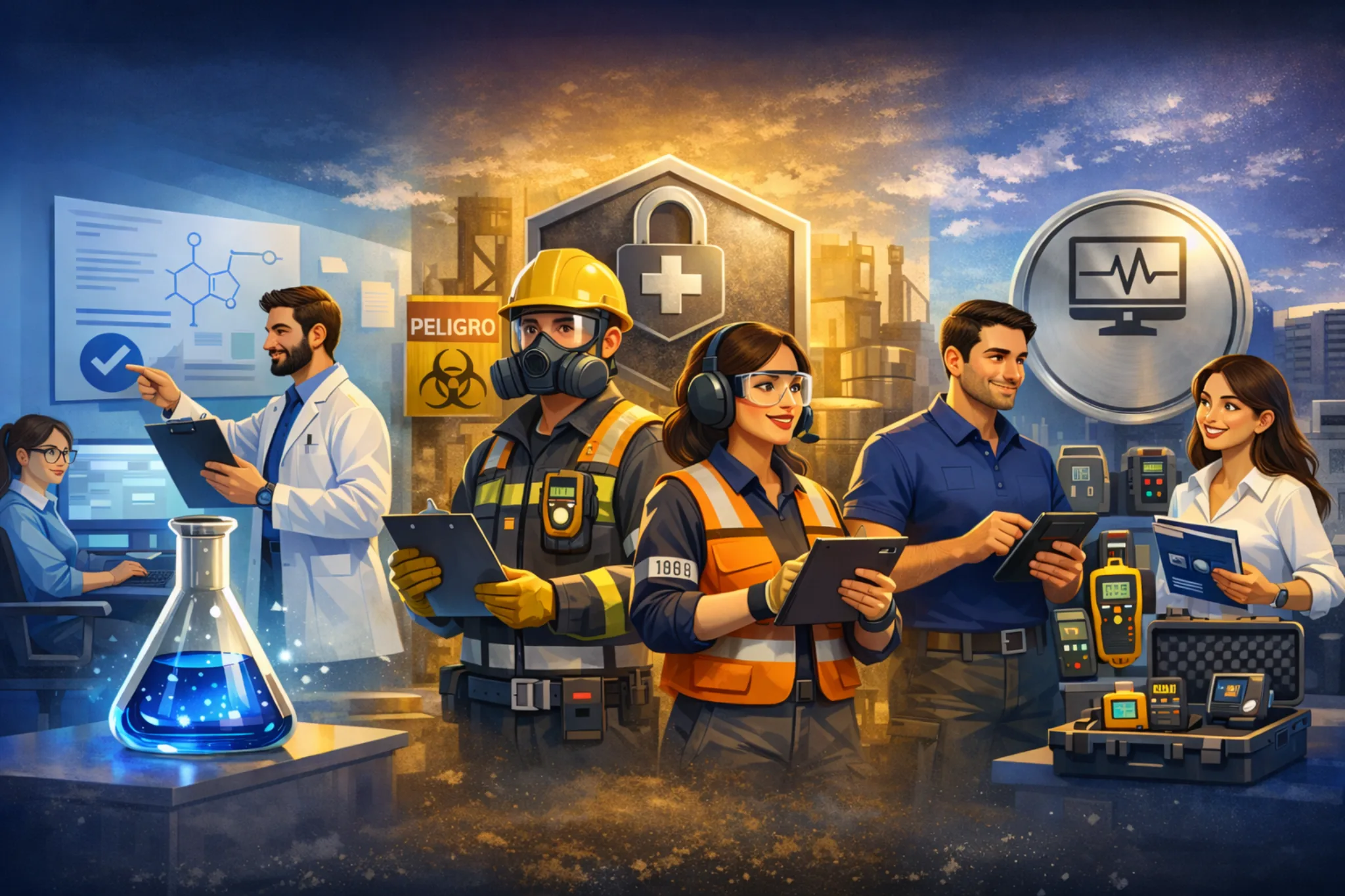 Nuestros servicios: capacitaciones, monitoreo ocupacional y ventas de equipos